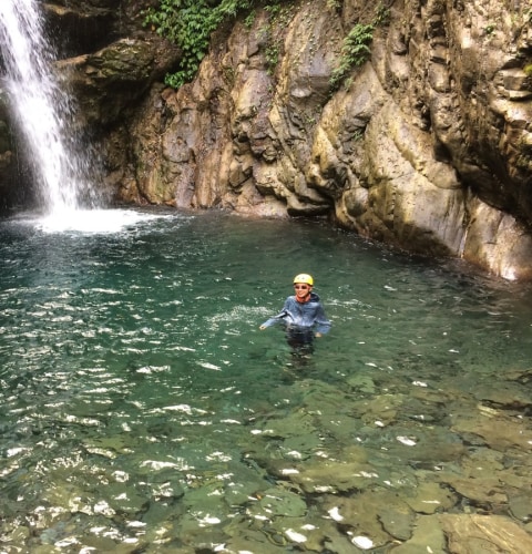 River tracing at Sangshu river