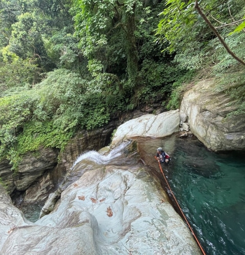 River tracing at Ma'an creek