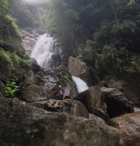 River tracing at Zhongyue creek