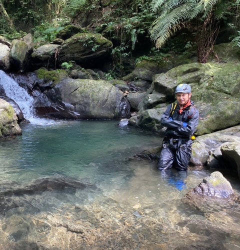 River tracing at Tonghou river