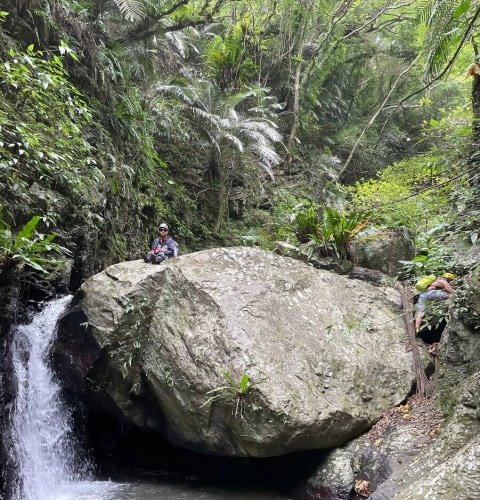 River tracing at Gengfang creek