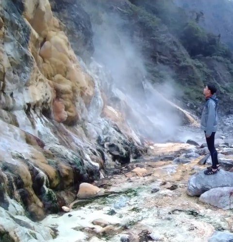 River tracing at Baolai river