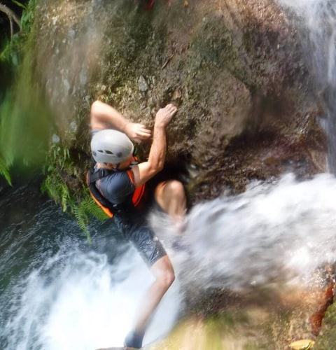 River tracing at Dezikou creek