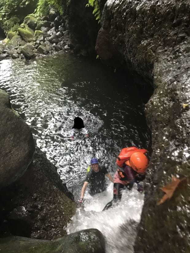 River tracing at Mǎ sù xī in Taipei - photo 4