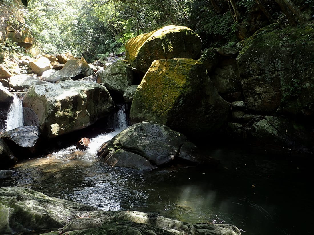 River tracing at  lǎo méi xī in Taipei - photo 13