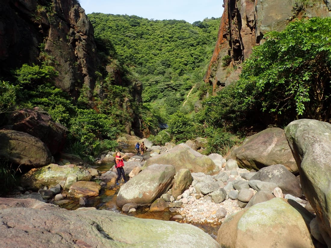 River tracing at Bàn píng xī in Keelung - photo 13