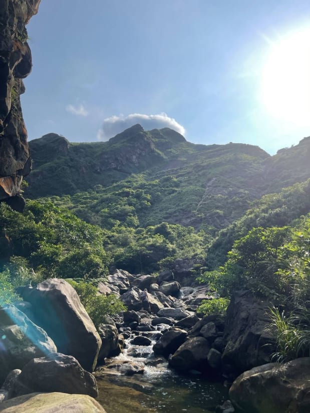 River tracing at Bàn píng xī in Keelung - photo 6