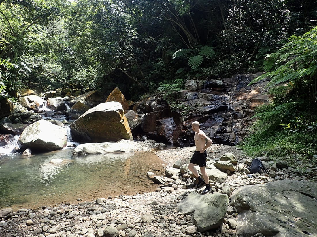 River tracing at  lǎo méi xī in Taipei - photo 15