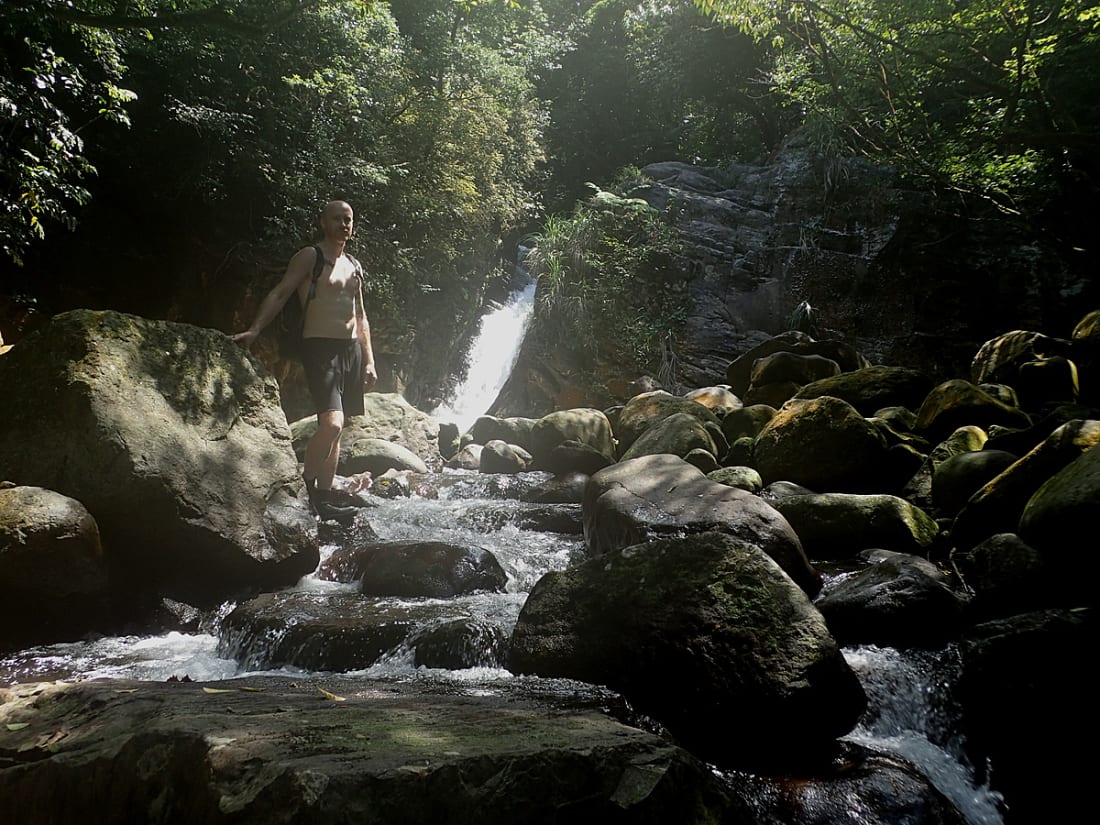 River tracing at  lǎo méi xī in Taipei - photo 6