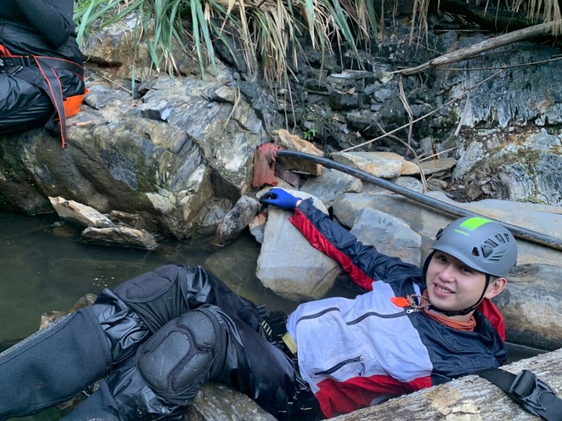 River tracing at Tailuwan creek in Nantou - photo 6