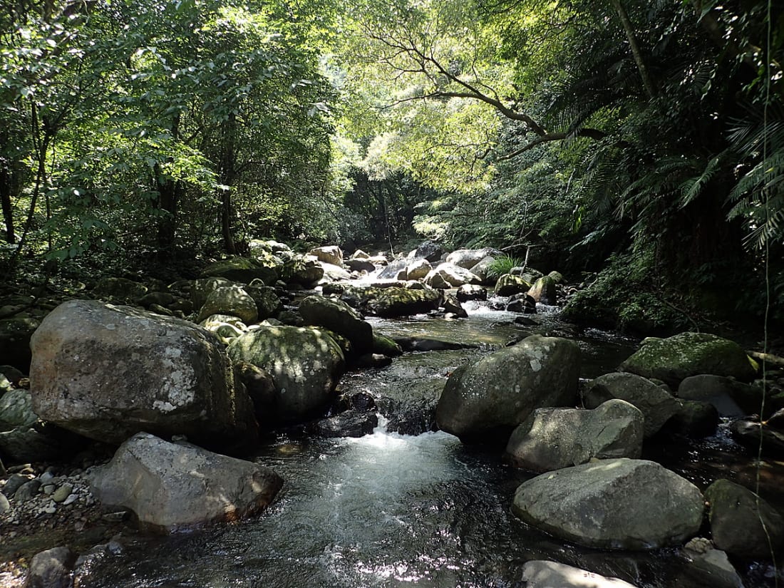 River tracing at  lǎo méi xī in Taipei - photo 12