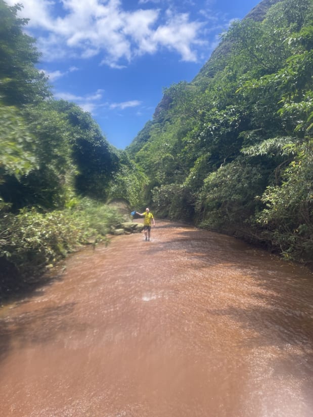 River tracing at Bàn píng xī in Keelung - photo 2