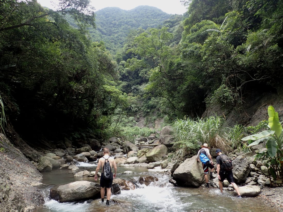 River tracing at Jiajiuliao river in Taipei - photo 6