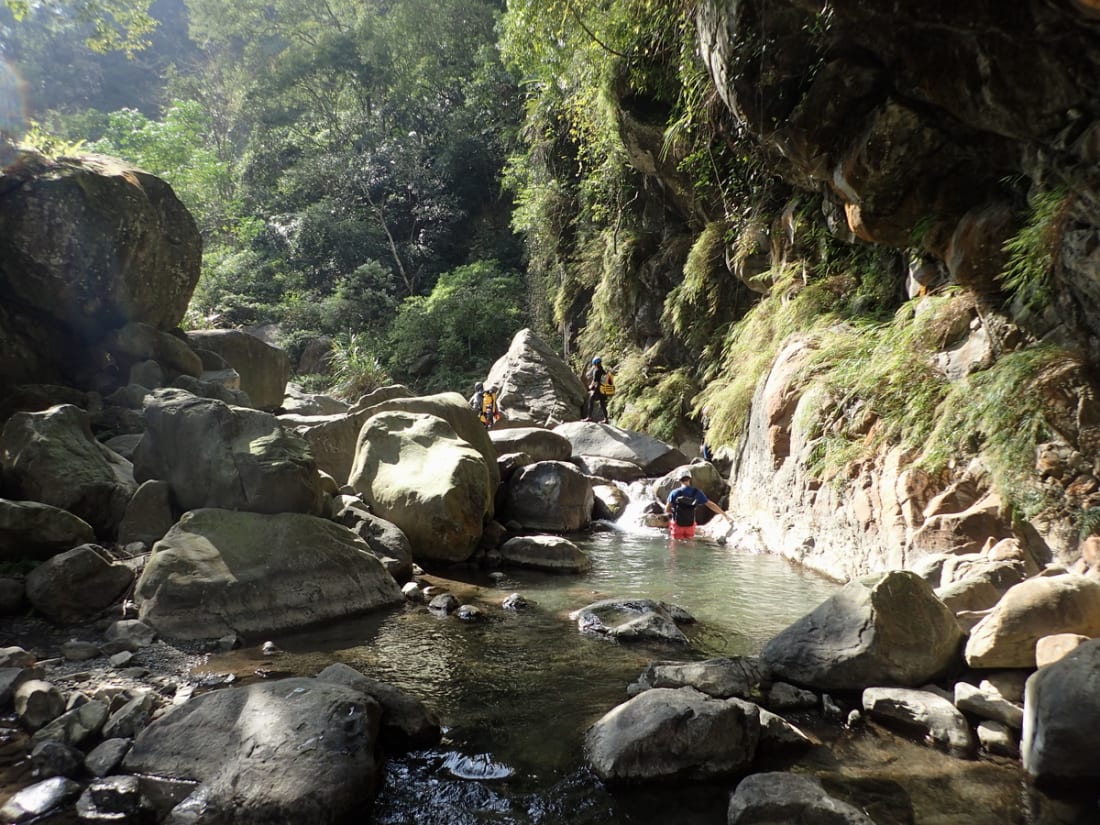 River tracing at Dabicuo in Miaoli - photo 4