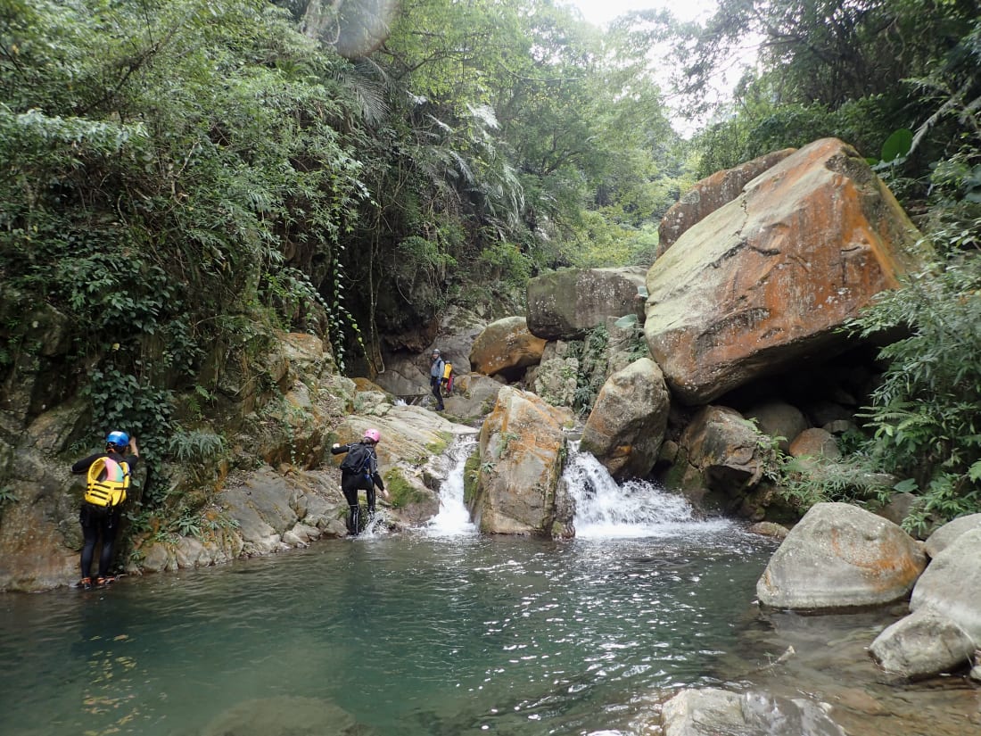 River tracing at Dabicuo in Miaoli - photo 3