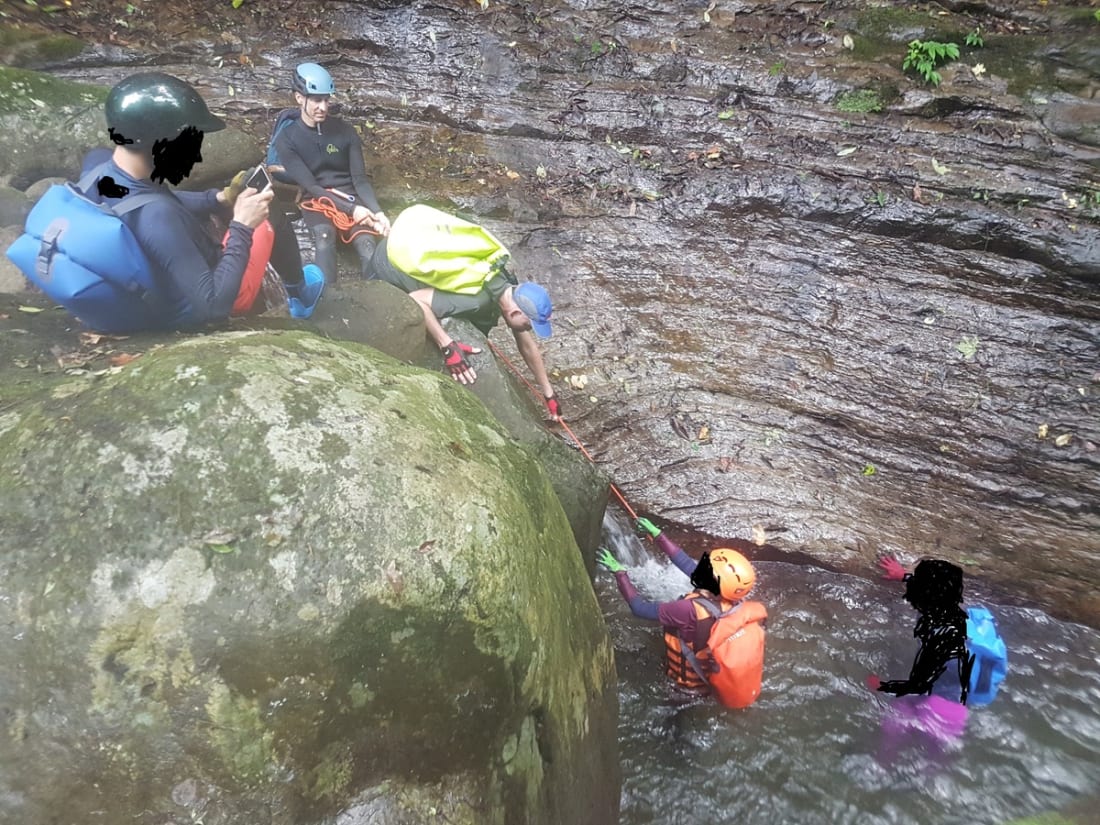 River tracing at Mǎ sù xī in Taipei - photo 5