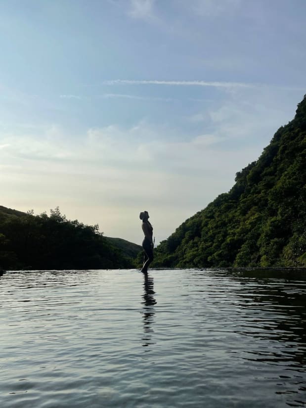 River tracing at Bàn píng xī in Keelung - photo 1