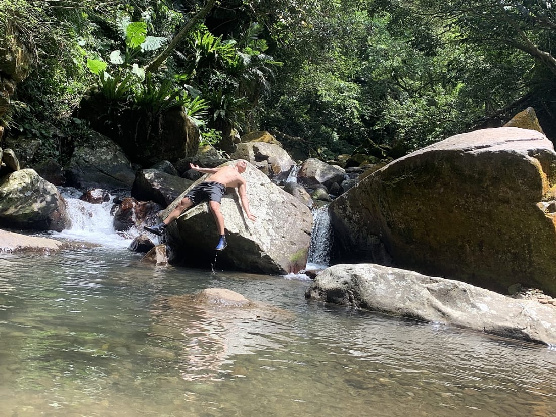 River tracing at  lǎo méi xī in Taipei - photo 19