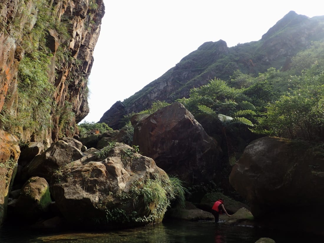 River tracing at Bàn píng xī in Keelung - photo 9