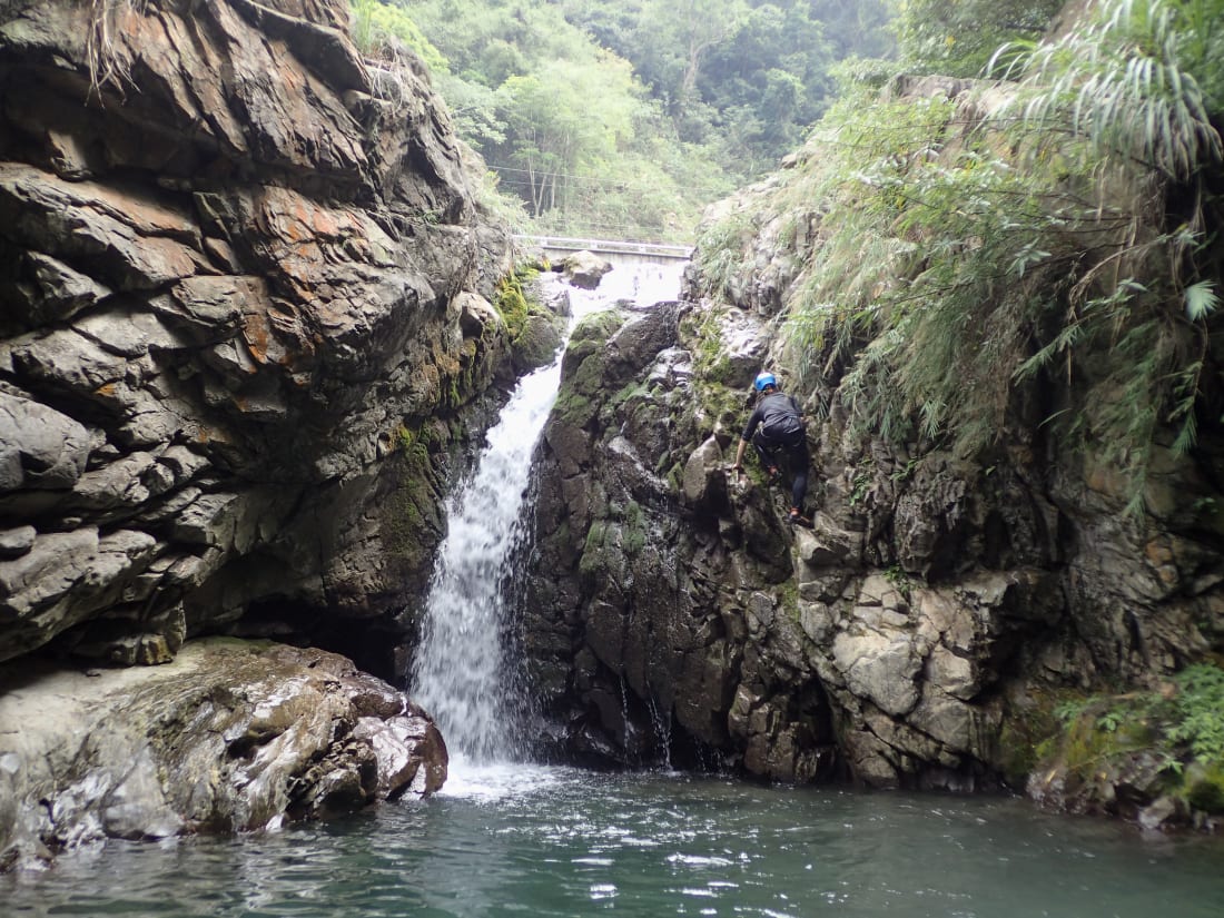 River tracing at Dabicuo in Miaoli - photo 2