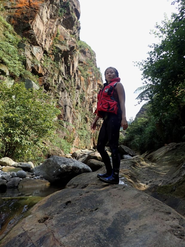 River tracing at Bàn píng xī in Keelung - photo 11