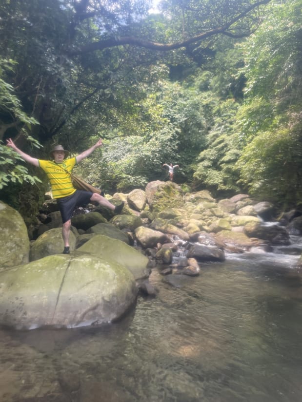 River tracing at  lǎo méi xī in Taipei - photo 3