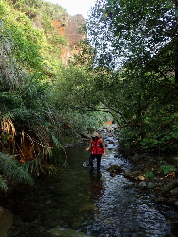 River tracing at Bàn píng xī in Keelung - photo 4