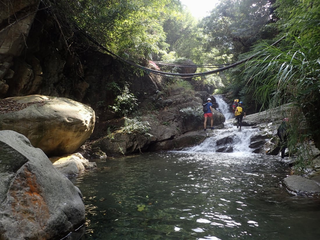 River tracing at Dabicuo in Miaoli - photo 5