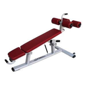 Life Fitness Signature Adjustable Abdominal BenchPlatinum - Cranberry