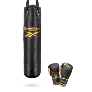 Reebok Fitness 4ft Punchbag + Boxing Gloves Set