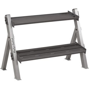 Body Solid 2 Tier Reversible Dumbbell And Kettlebell Rack -GDKR100