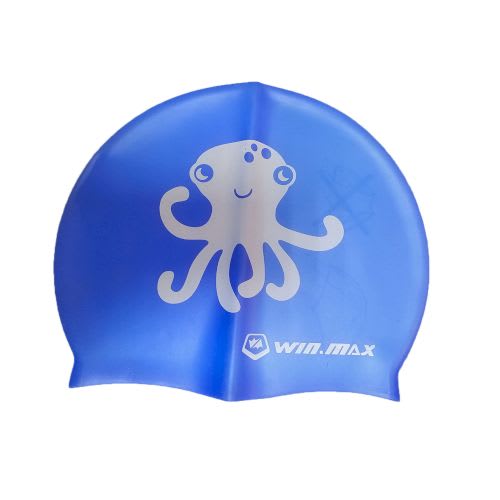 Winmax Waterproof Junior Swimming cap Blue