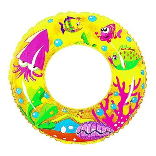 Generic Sea Fish Swimming Ring - 60cm Yellow