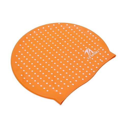 TA Sports Swimming Cap Adult Silicone Cap Orange