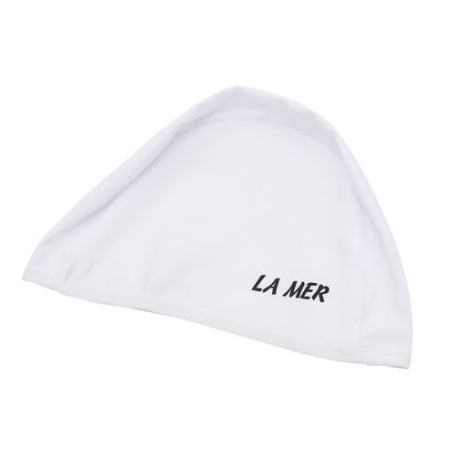 Lamer Lycra Cap Senior Narrow Band White