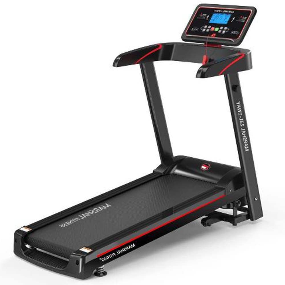 Marshal Fitness Home Use 1 Way Folding Electric Treadmill Space Saving Motorized Running Machine