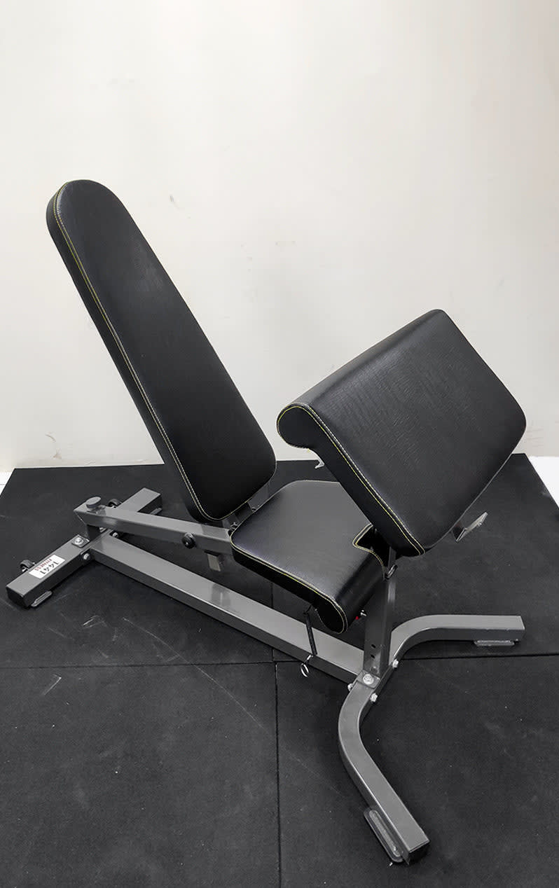 1441 Fitness Adjustable Commercial Bench With Preacher Curl Extension - X3-0112A