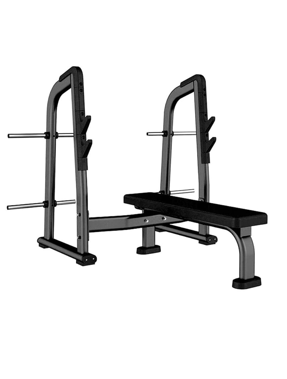 1441 Fitness Olympic Flat Bench Black - 41FF43B