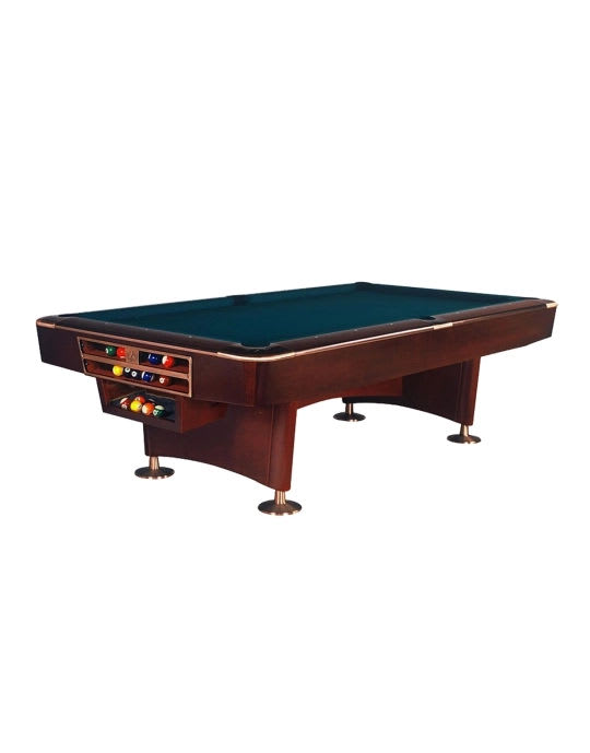 KNIGHT SHOT TURBO COMMERCIAL BILLIARD TABLE 9FT.X4.5FT. BROWN FINISHING | BALL RETURN SYSTEM- KS-TUR-9FT-BRN