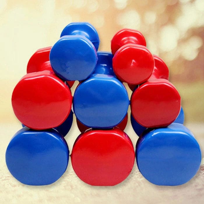 Marshal Fitness Colorful Gym Vinyl Dumbbell For Women / Kids - 1 Piece