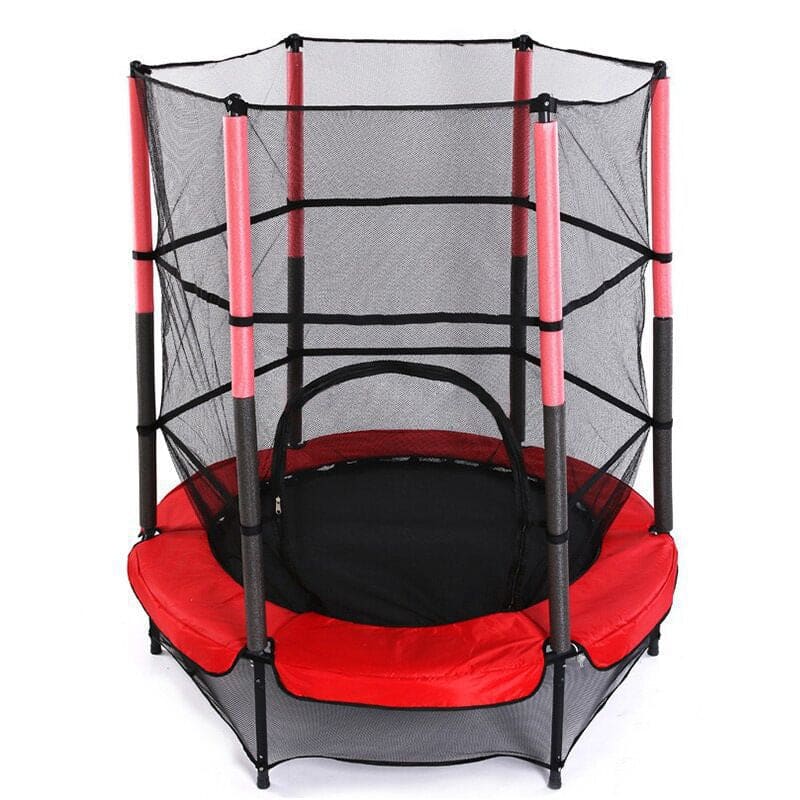 4ft Red Trampoline For Kids - Durable And Easy To Assemble
