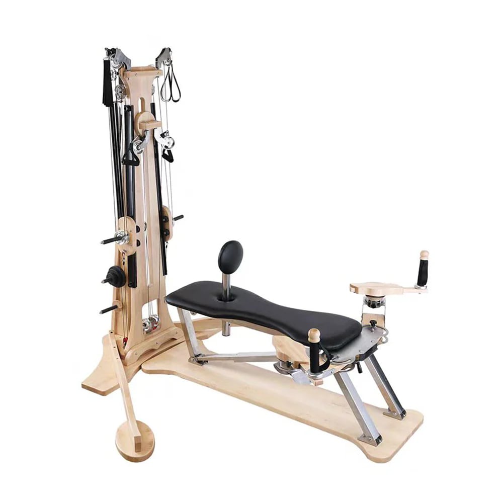 HugoFit USA SSZ-CR01 Pilates Zen Soft Equipment Rotator Spinal Spiral Pulley Tower