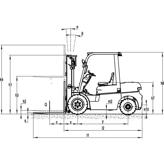 Elektrostapler EFL302 für 3000kg von EP Elektrostapler EFL302 für 3000kg von EP