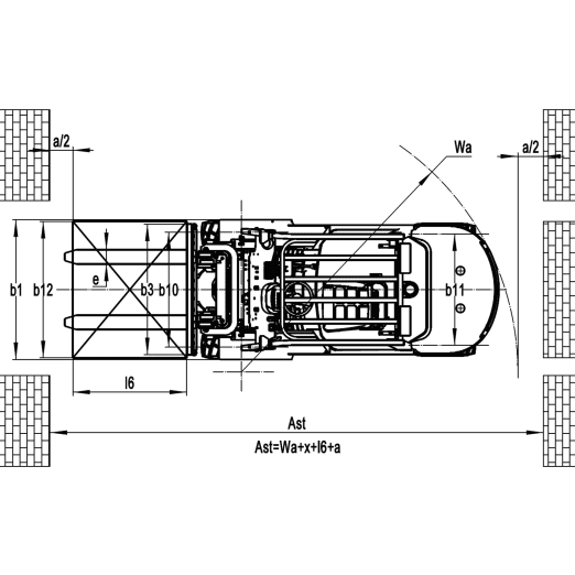 Elektrostapler EFL302 für 3000kg von EP Elektrostapler EFL302 für 3000kg von EP