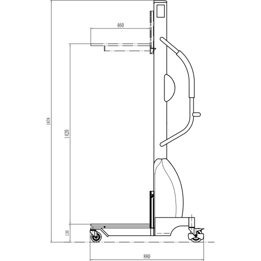 Elektrischer Minilifter MINILIFT für 150kg Elektrischer Minilifter MINILIFT für 150kg