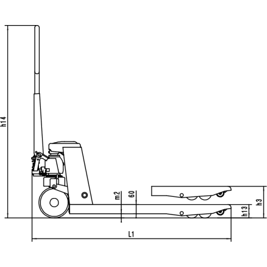 Handhubwagen HEAVY für 5000kg Handhubwagen HEAVY für 5000kg