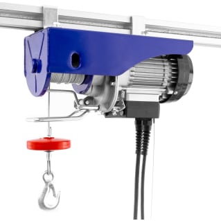 Elektrische Seilwinde Mini 230v mit 12 m für 500 kg