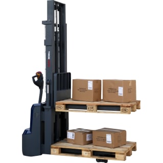 Elektrischer ECO Hochhubwagen 2500 mm / 2,5 m Tragkraft 1000 kg / 1 t mit Initialhub