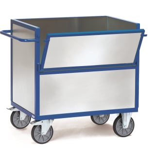 Fetra Blechkastenwagen - Kapazität 600 kg - verzinktes Stahlblech