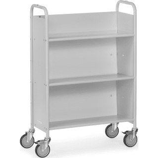 Fetra Bürowagen mit geneigten Böden 4891 Ladefläche 770 x 320 mm - grau -